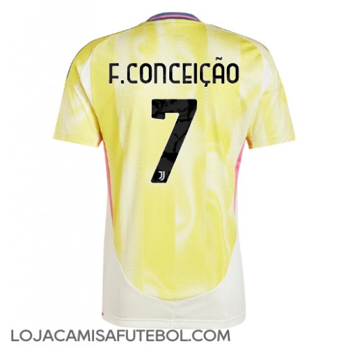 Camisa de Futebol Juventus Francisco Conceicao #7 Equipamento Secundário 2024-25 Manga Curta